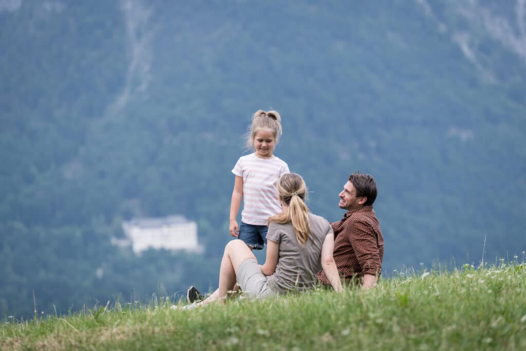 Zwischen all den Familienerlebnissen bleibt in der Silberregion Karwendel auch immer Zeit für Momente der Entspannung. Silberregion Karwendel